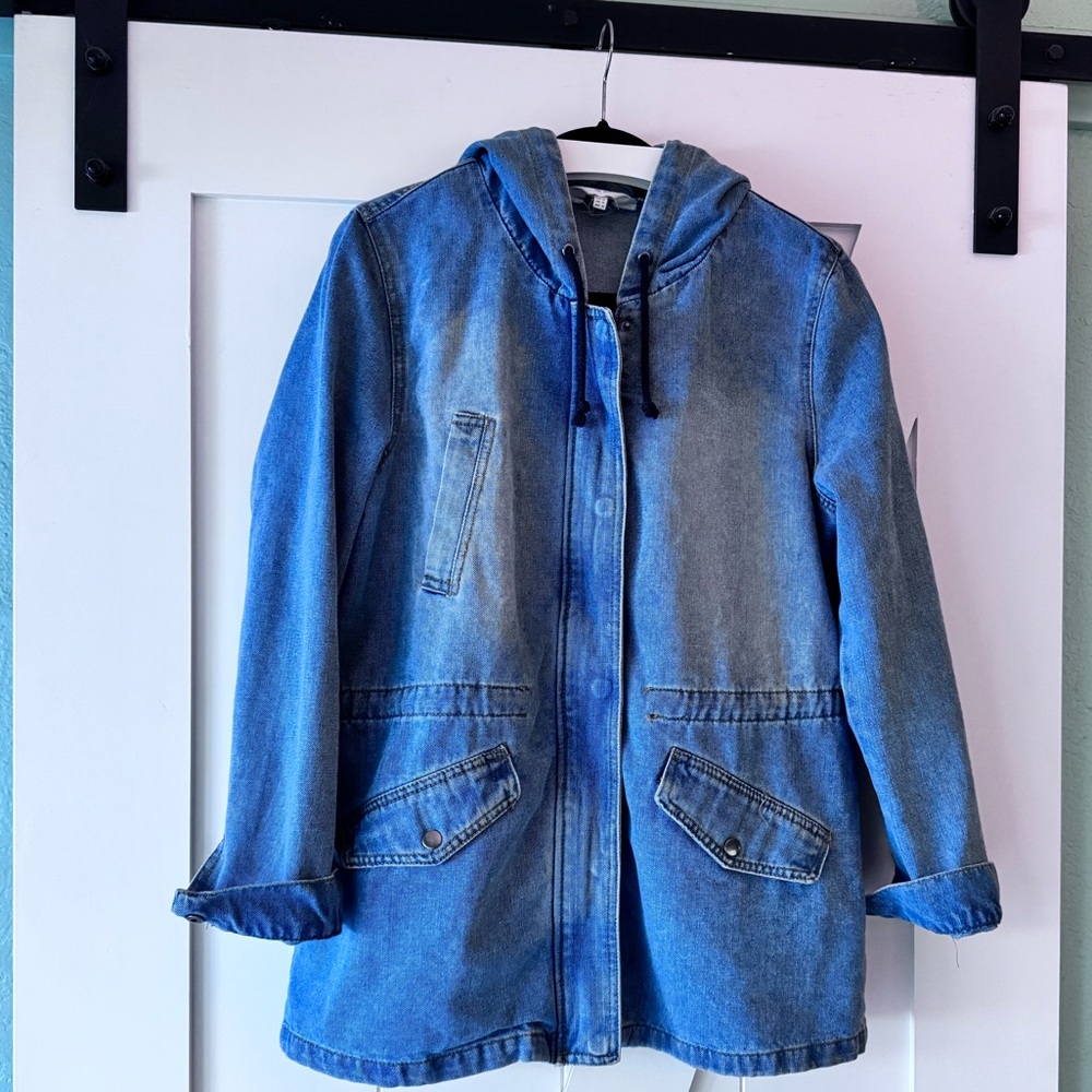 Ci Sono women’s Blue Denim Hooded Jacket XL